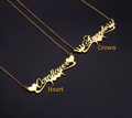 Custom 18K Gold Waterproof Name Necklace – Non-Tarnish & Personalized